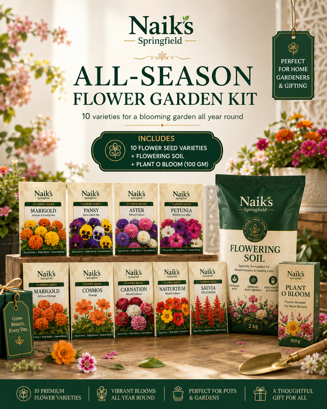 all season flower garden kit